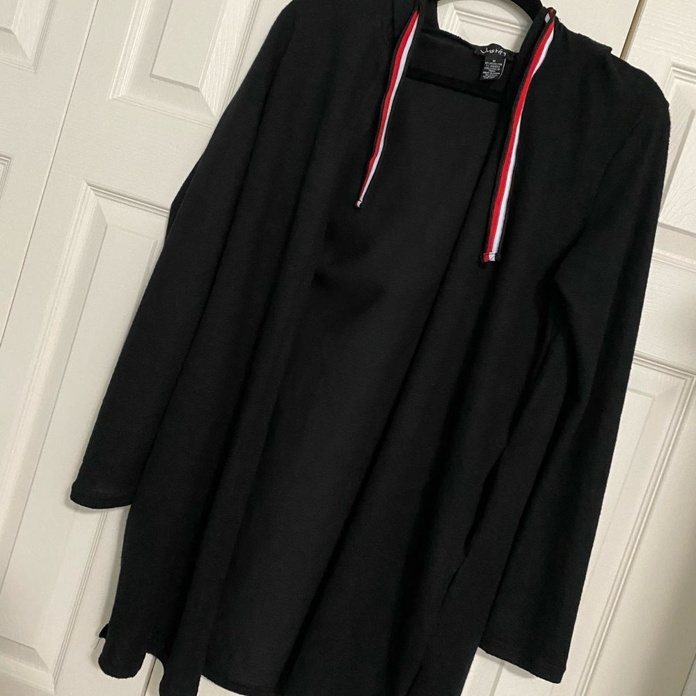 Justify Black Sweater Coat